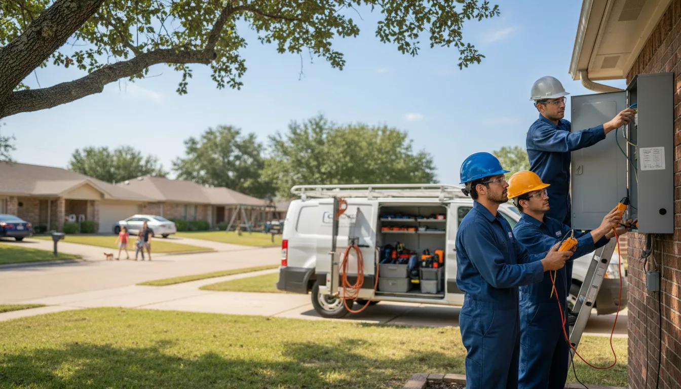 Certified electrician providing emergency electrical services in Ipava, IL